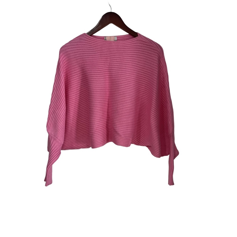 Vibrant Pink Ribbed Sweater